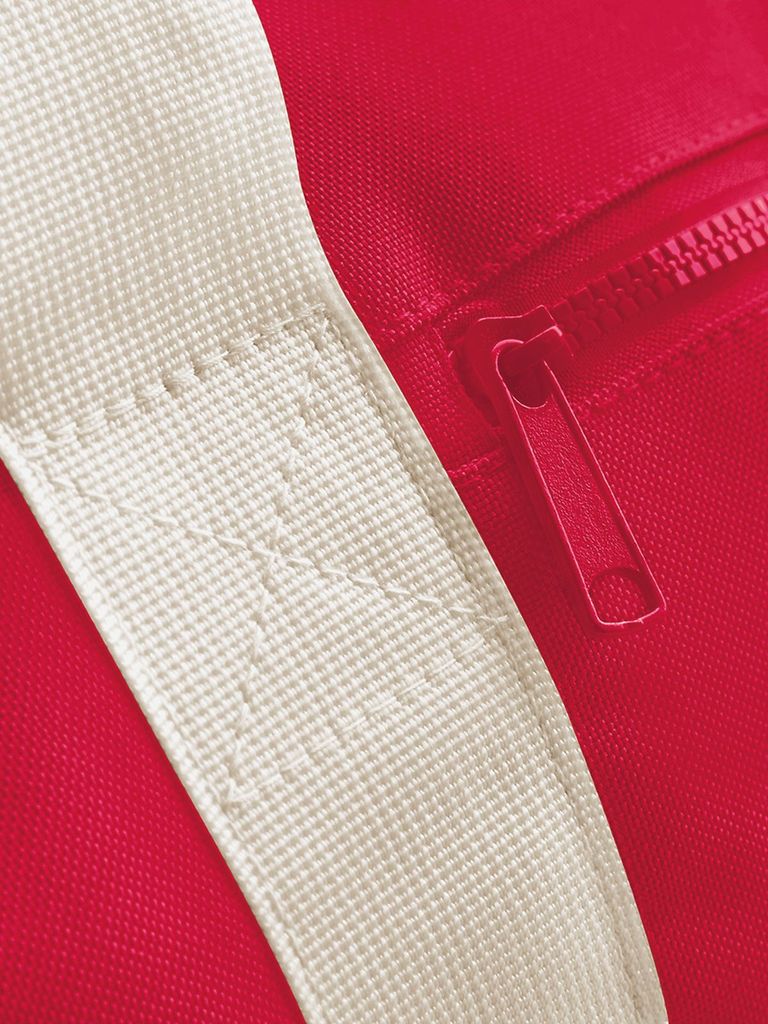 classic red-off white